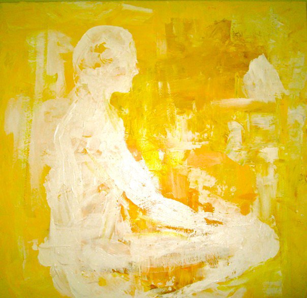 Contemplation - original painting by Maggie Broda, SOLD
