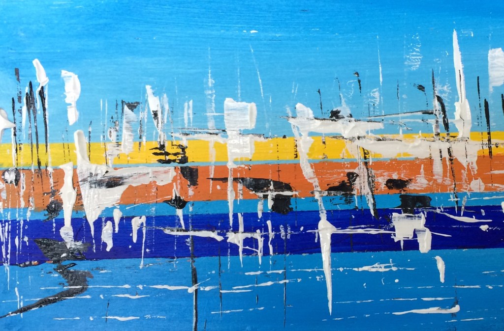 original painting by Maggie Broda, SOLD