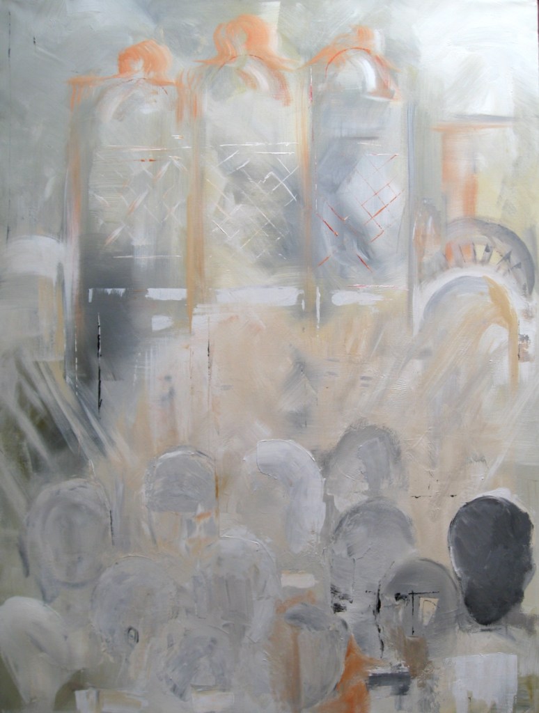 Choir Practice -Painting by Maggie Broda