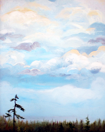 original painting by Maggie Broda, SOLD