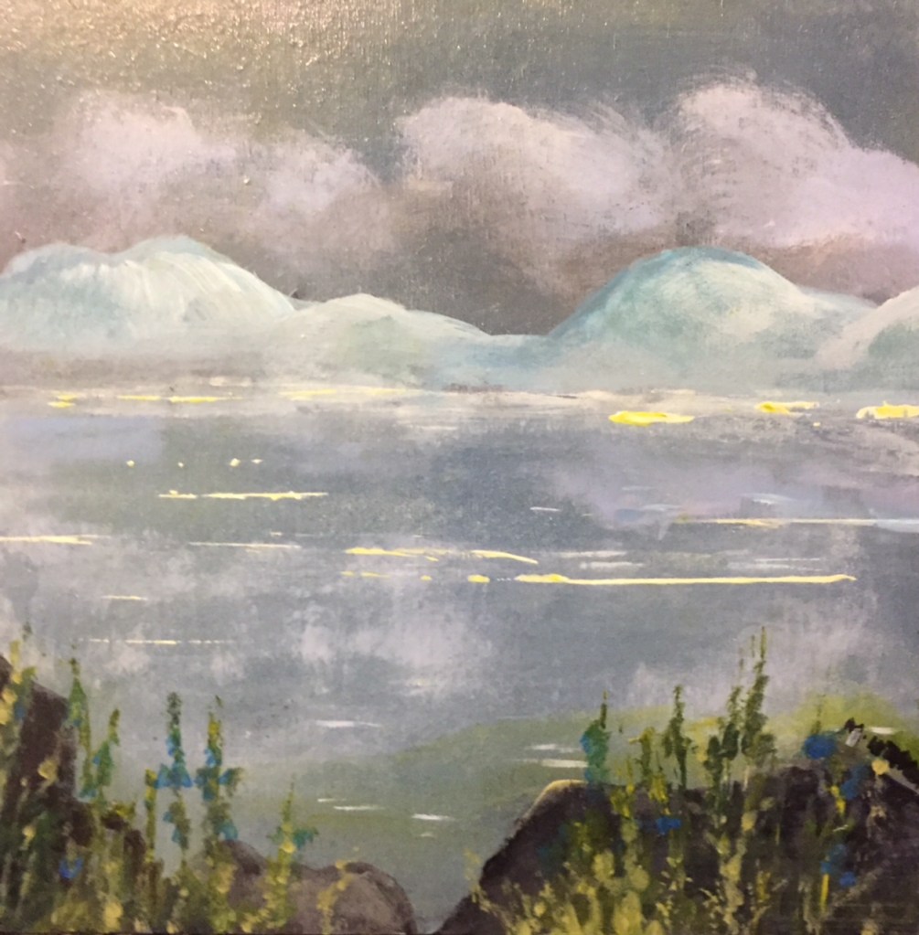 Rain - original painting by Maggie Broda, SOLD