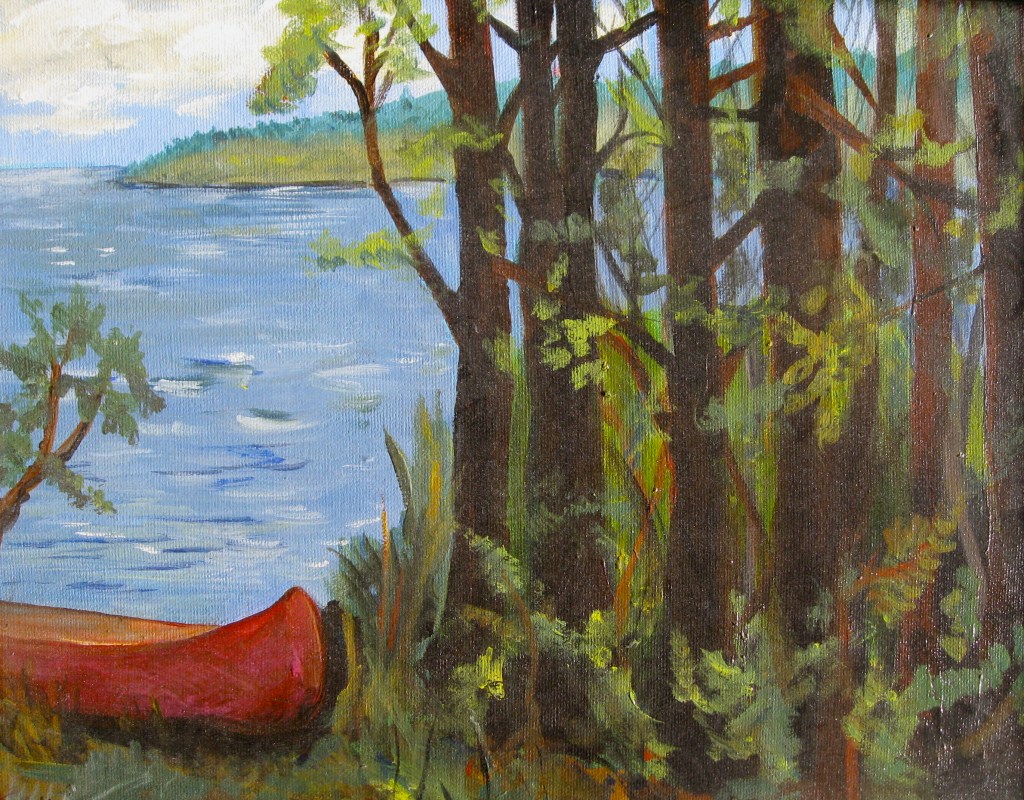 original painting by Maggie Broda, SOLD