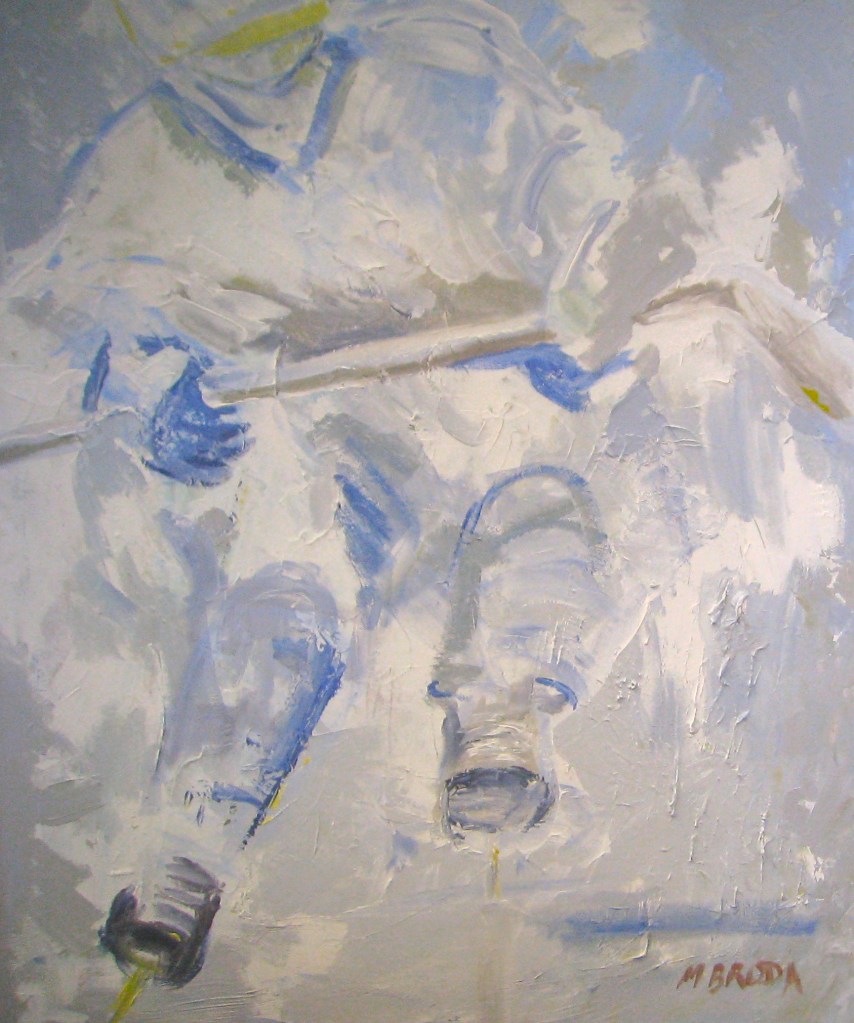 Painting by Maggie Broda