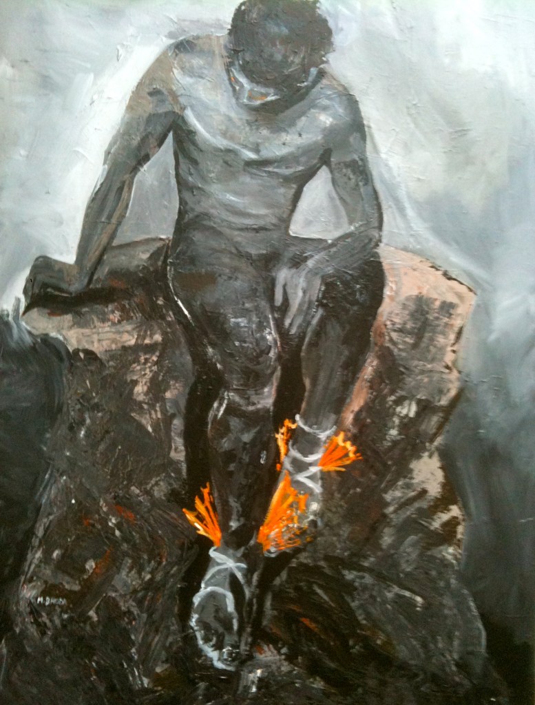 original painting by Maggie Broda, SOLD