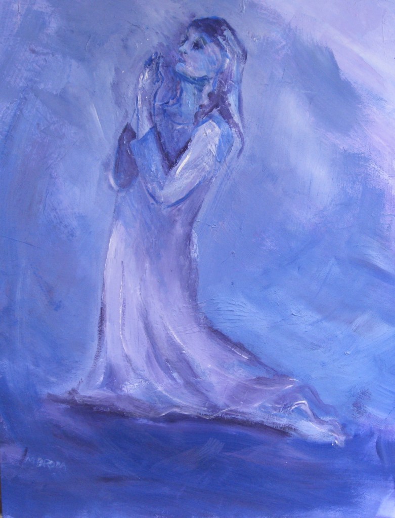 original painting by Maggie Broda, SOLD