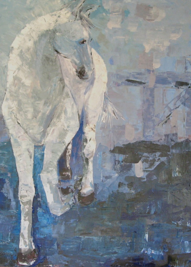 original painting by Maggie Broda, SOLD