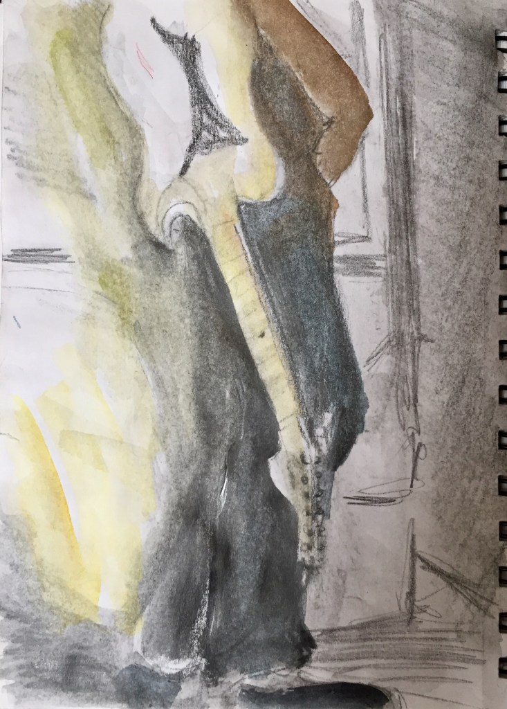 original painting by Maggie Broda, SOLD